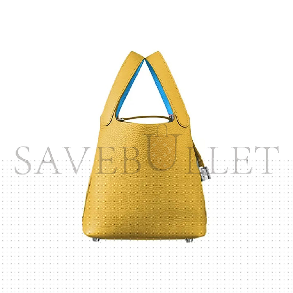 H**mes picotin lock 18 taurillon clemence h069560ckai (18*18*13cm)